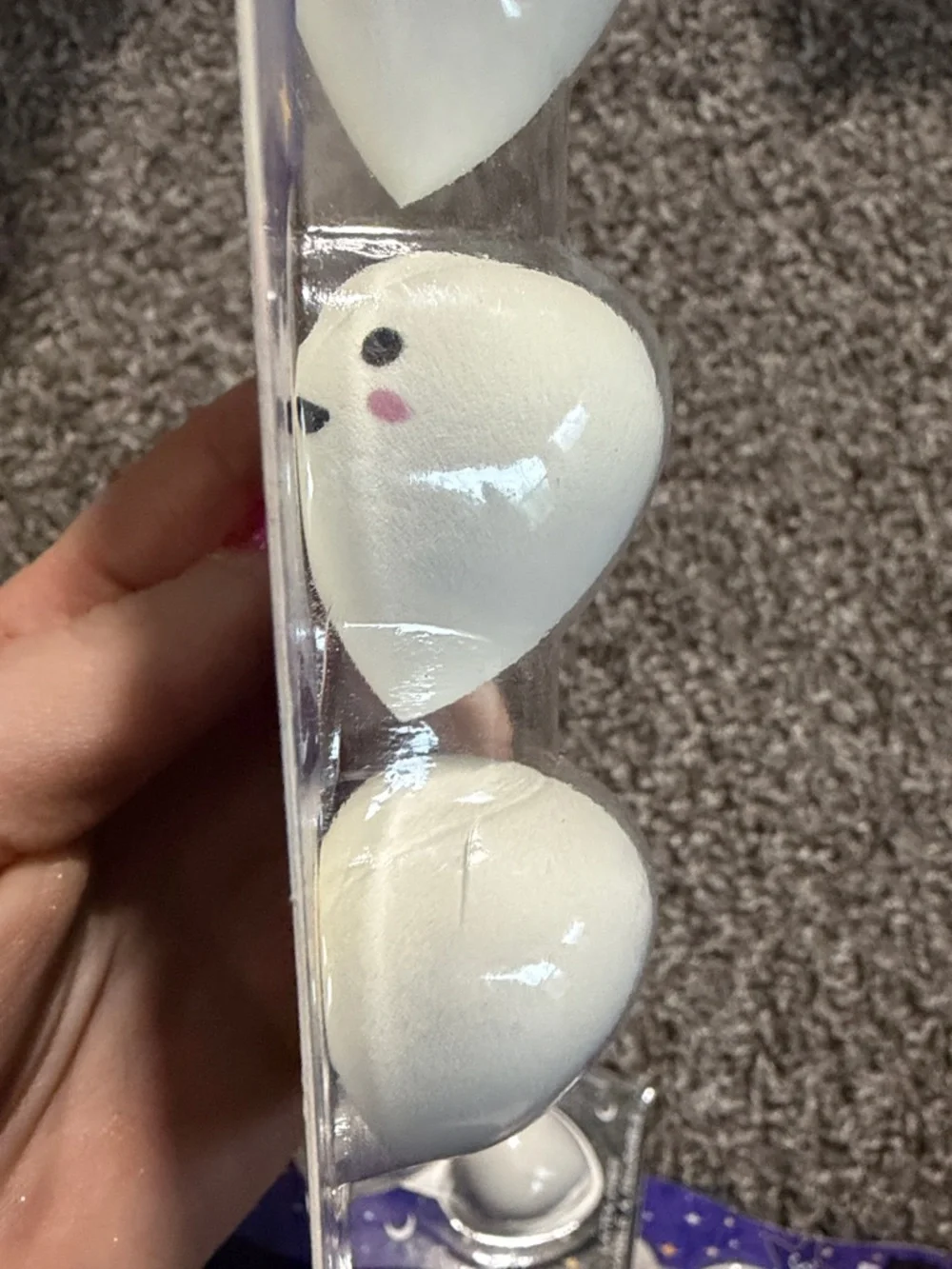 L.A. COLORS x Beautifully Bewitched Baby Boos Ghost Makeup Sponges White (3pc)